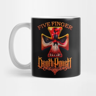 Five Finger Death Puch Cross Mug